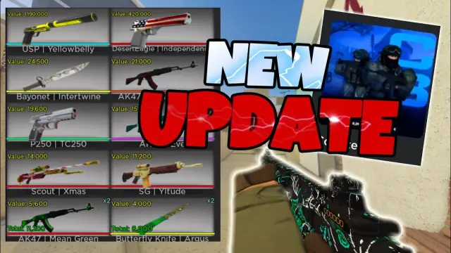Counter Blox value list: Skins, Knives, and Trading Values